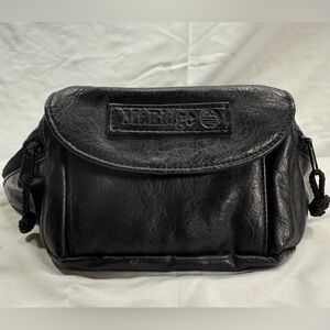 Mt Ridge Vintage Multi-Pocket Fanny Pack -black, faux leather